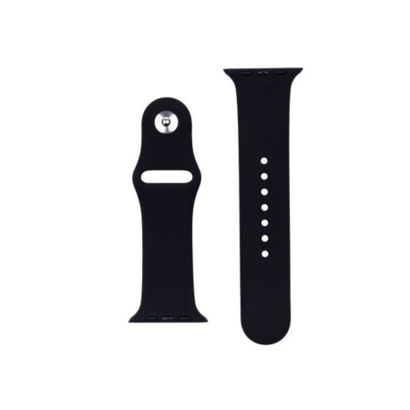 Ремешок силиконовый vlp Silicone Band для Apple Watch 42мм/44мм. Цвет: чёрный