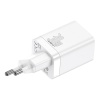 Адаптер питания Baseus USB + USB-C 30W Si Pro Quick Charger. Цвет: белый