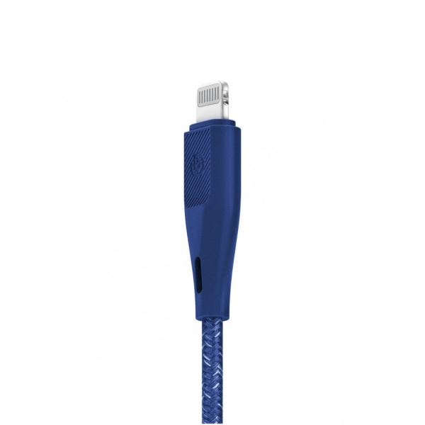 Кабель EnergEA Bazic GoCharge USB-C - Lightning MFI 1.2м. Цвет: синий