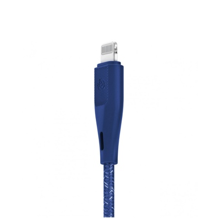Кабель EnergEA Bazic GoCharge USB-C - Lightning MFI 1.2м. Цвет: синий