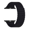 Ремешок силиконовый Lyambda Acrux для Apple Watch 38мм/40мм. Цвет: чёрный