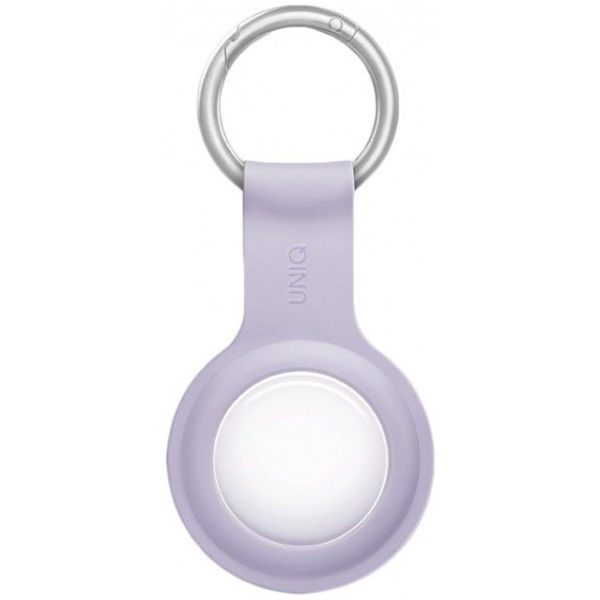 Силиконовый чехол Uniq Lino для AirTag. Цвет: лавандовый