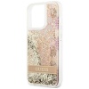 Чехол Guess для iPhone 13 Liquid Glitter Paisley Hard. Цвет: синий