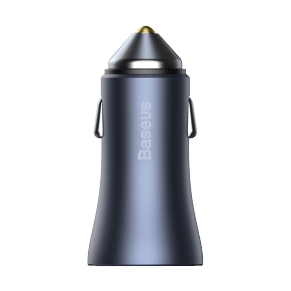 Автомобильное ЗУ Baseus Golden Contactor Pro Dual Fast Car Charger, 40Вт. Цвет: тёмно-серый