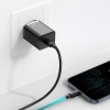 Адаптер питания Baseus Super Si Quick Charger 1C 20 Вт + кабель Type-C - Lightning 1м. Цвет: чёрный