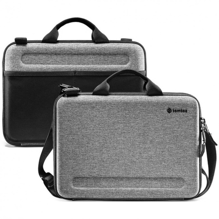 Сумка Tomtoc FancyCase Laptop Shoulder Bag A25 для ноутбуков 13". Цвет: серый