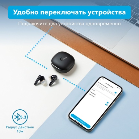 Наушники беспроводные Anker SOUNDCORE Liberty 4. Цвет: чёрный
