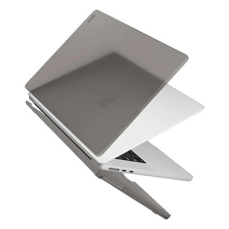 Накладка Uniq HUSK Pro CLARO для Apple MacBook Air 13" (2022). Цвет: матовый серый