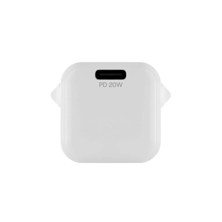 Адаптер питания uBear Wall charger Pulse Type-C 20W, PD 3.0+QC 3.0. Цвет: белый