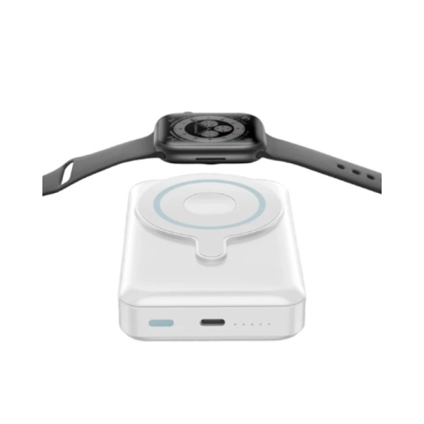 Портативный аккумулятор EnergEA  Bazic GoPower 10K, Magnetic wireless 15Вт, 10000mAh. Цвет:белый