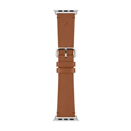 Ремешок кожаный Native Union для Apple Watch 42/44/45мм. Цвет: коричневый