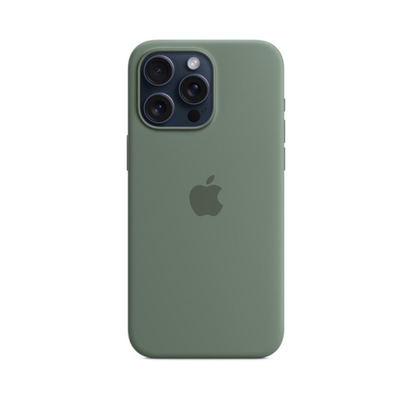 Силиконовый чехол MagSafe для iPhone 15 Pro Max Silicone Case with MagSafe - Cypress
