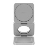 Беспроводное зарядное устройство uBear Balance 3 в 1, MagSafe, 15W. Цвет: серебро