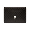 Чехол Lagerfeld Saffiano Sleeve Monogram NFT Karl Ikonik для MacBook Air/Pro 13"/Pro 14. Цвет:чёрный