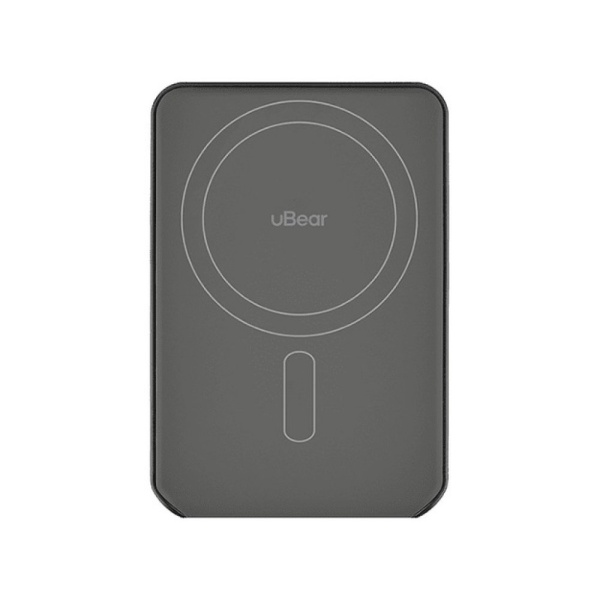 Внешний аккумулятор uBear Flow Magnetic Power bank, 5000mAh, PD 20W. Цвет: чёрный