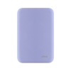 Внешний аккумулятор uBear Flow Magnetic Power bank, 5000mAh, PD 20W. Цвет: лавандовый