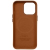 Чехол K-DOO Noble Collection Magsafe для iPhone 15 Pro Max, кожа. Цвет: коричневый