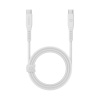 Кабель EnergEA FLOW USB-C — USB-C PD 240Вт, 5A, 1.5 м. Цвет: белый