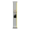 Ремешок нейлоновый Lyambda Premium Meleph для Apple Watch 38/40/41мм. Цвет: серый/жёлтый