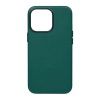 Чехол K-DOO Noble Collection Magsafe для iPhone 15 Pro, кожа. Цвет: зелёный