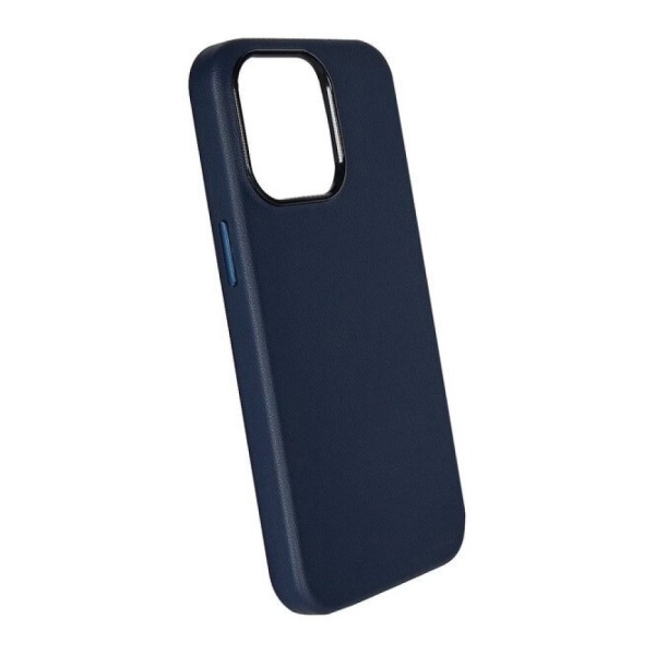 Чехол K-DOO Noble Collection Magsafe для iPhone 15 Pro Max, кожа. Цвет: тёмно-синий