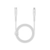 Кабель EnergEA FLOW USB-C - Lightning MFI, PD 60Вт, 3А, 1.5м. Цвет: белый