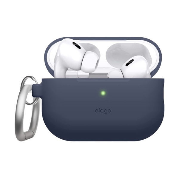 Чехол Elago Silicone Hang Case для AirPods Pro 2 (2022). Цвет: индиго