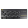Клавиатура Logitech беспроводная К400 Plus. Цвет: черный +