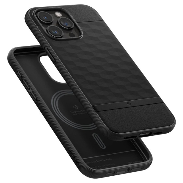 Чехол SPIGEN CASEOLOGY PARALLAX MagSafe для iPhone 15 Pro. Цвет: черный